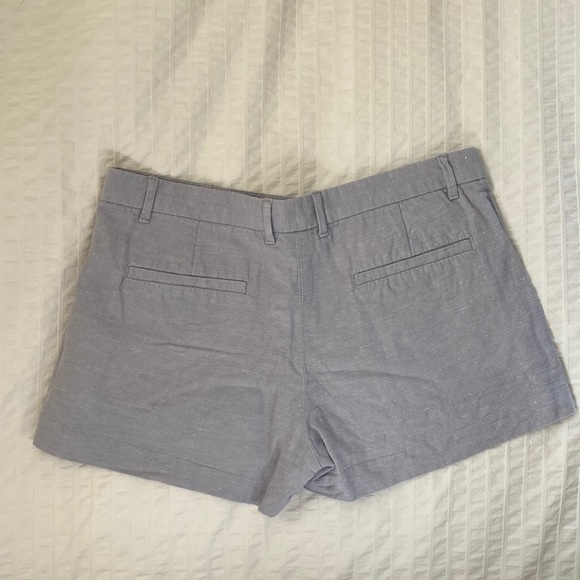 Two-tone Gap Blue Linen-Blend Shorts - Picture 2 of 5